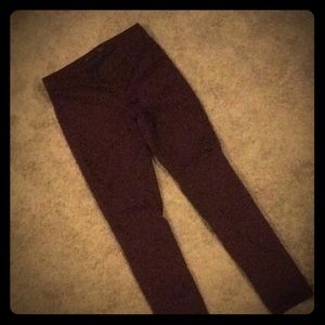 Maroon stretch jeans size 3-5